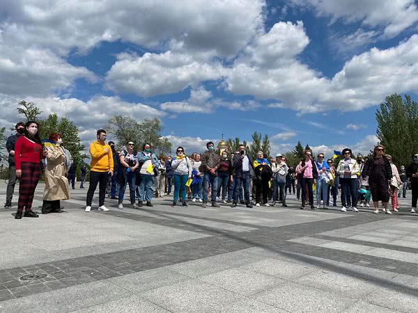 В Николаеве на Соборной площади прошла акция «Стоп реванш» — фото