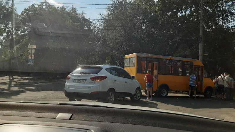 В Николаеве ДТП в центре города