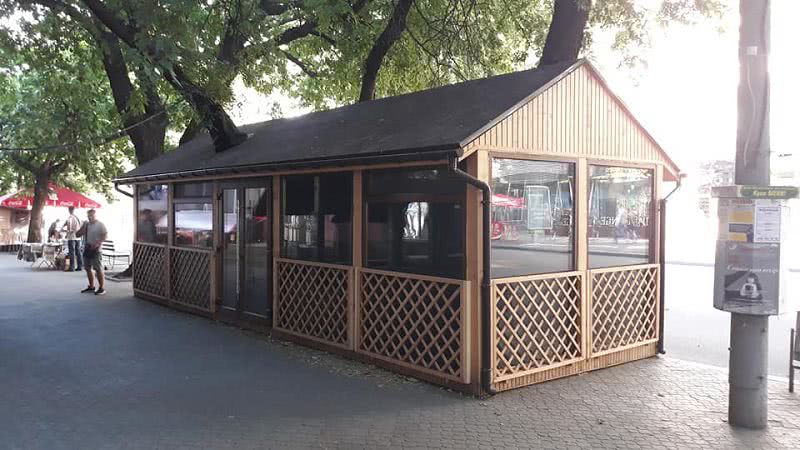 В Николаеве на Соборной установили незаконное строение