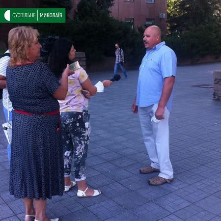 В Николаеве прошла акция против затопления Бугского Гарда