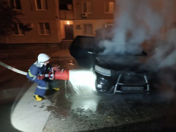 На Миколаївщині знову горіла автівка