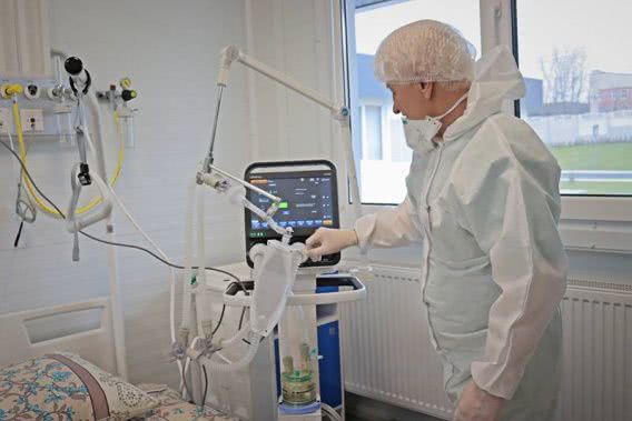 Новый ковидный госпиталь в 5-й больнице уже полностью заполнен