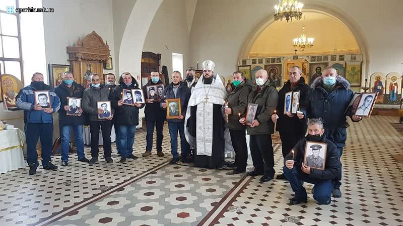 13.02.2021 Панихида в Свято-Николаевском соборе Очакова