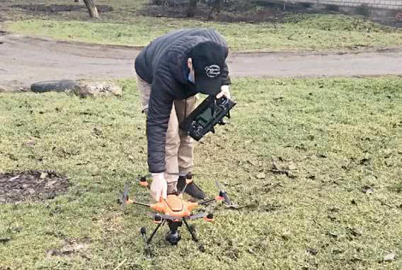 Николаевская ТЭЦ запускает дрон над улицей Пограничной: ищут протечки