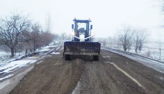 Дорогу Р-55 в Николаевской области доводят до состояния «временной проезжаемости»