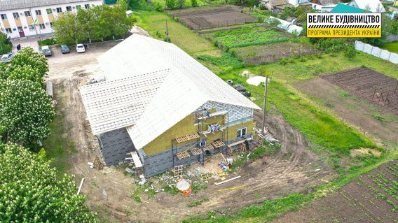 В рамках «Великого Будівництва» у селі Галицинове будується сільська амбулаторія