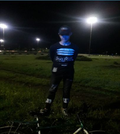 В Николаевской области угонщика на спортивном велосипеде догнало полицейское авто