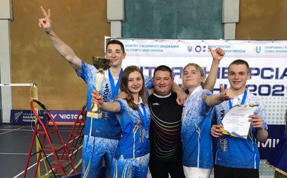 Бадминтонисты НУК забрали почти все «золото» Универсиады Украины