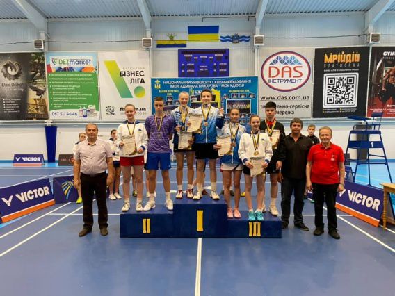 Николаевские бадминтонисты завоевали три золота чемпионата Украины