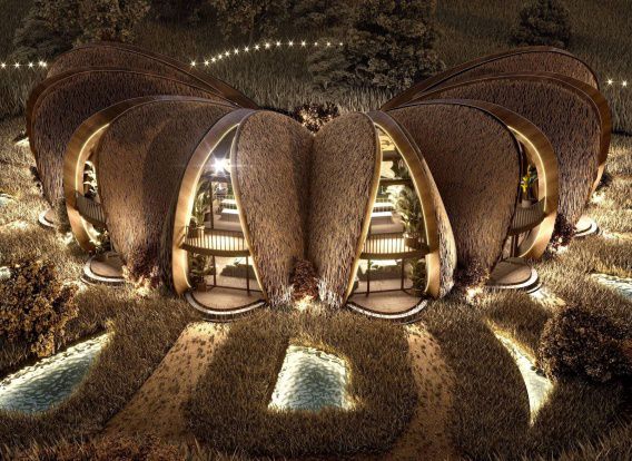 На черноморском побережье Николаевщины построят отель с домиками в форме мидий