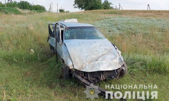 Под Каменкой погиб водитель Daewoo: не удержал машину на закругленном участке