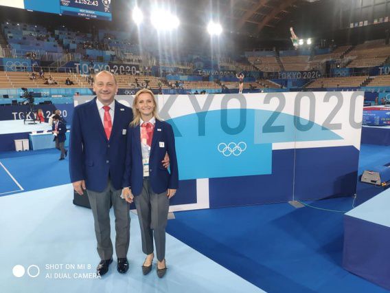 Финал Олимпиады в Токио в прыжках на батуте судила Татьяна Шуйская из Николаева