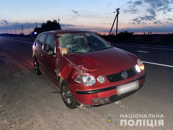 На трассе Н-24 Volkswagen насмерть сбил пешехода