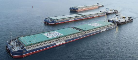 «Нибулон» обновил годовой рекорд грузоперевозок по реке: 4,3 млн тонн