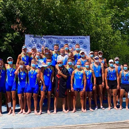 Три лодки николаевцев побеждали на кубке Украины по академической гребле U-23
