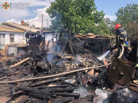 В Николаевской области предотвратили взрыв газовых баллонов