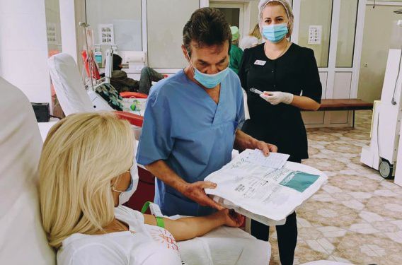 Есть сомнения в точности информации о банке крови на Николаевской областной станции переливания крови, - Замазеева