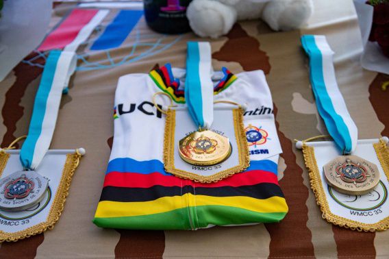 Николаевская велогонщица Анна Нагирная - чемпионка мира среди военнослужащих