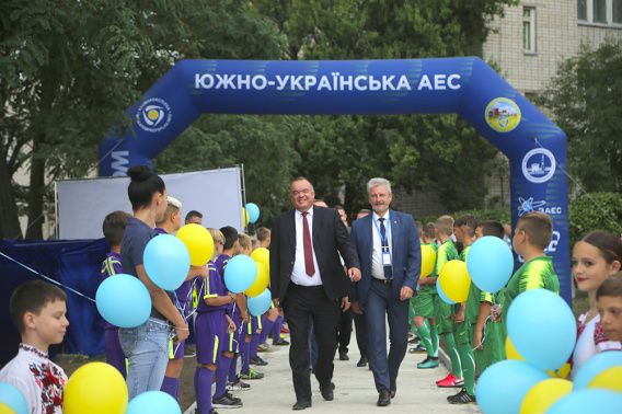 Завдяки Енергоатому в Южноукраїнську з’явився новий спортивний майданчик