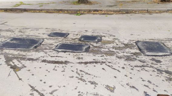 В Николаеве подлатали дороги в центре города