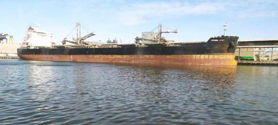 Лоцманы завели в николаевский порт сухогруз рекордной длины