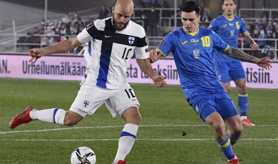 Украина выгрызает победу над Финляндией