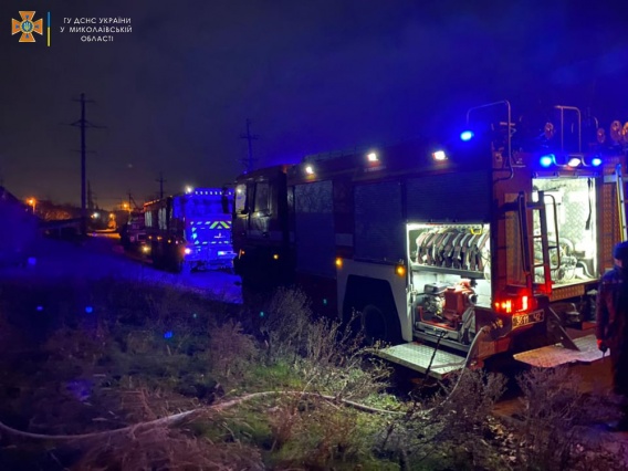 Во время ликвидации ночного пожара в Николаеве обнаружен труп