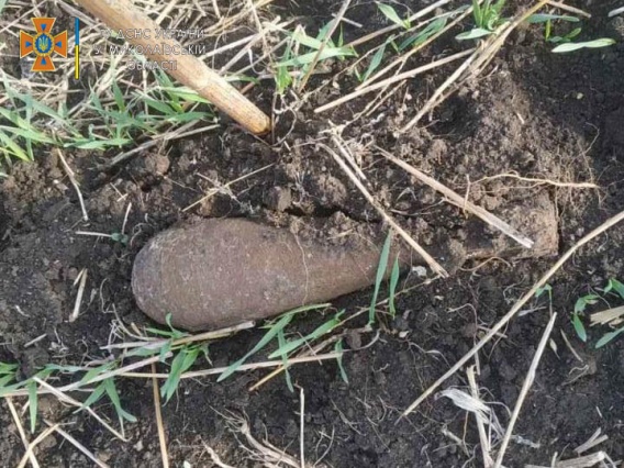 В Николаевской области откопали мину Времен второй мировой войны
