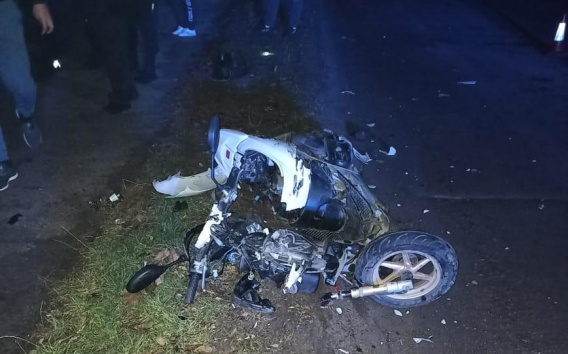 В Николаевской области разбилась 14-летняя мопедистка