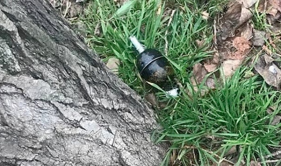 В Николаеве на улице под деревом нашли гранату