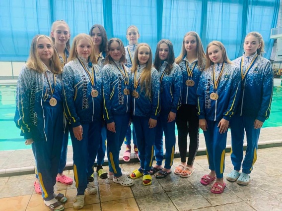 Олимпийская медалистка Марта Федина - чемпионка Украины, николаевские синхронистки - в призах