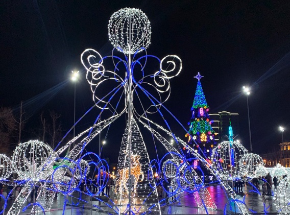 Вечером на Святого Николая в Николаеве. Фото