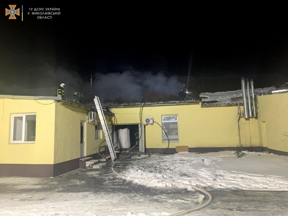 В Николаеве ночью горела пекарня
