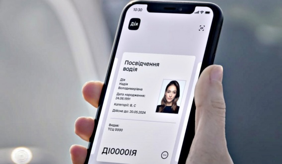 Водительское удостоверение, техпаспорт и студенческий билет в "Дії" приравняли к бумажным