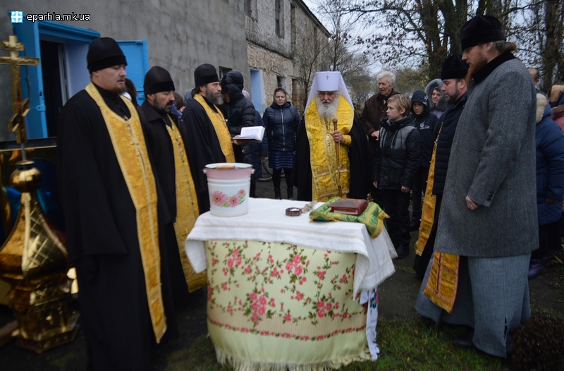 12.12.2021 Освящение крестов и куполов для храма в п. Лоцкино