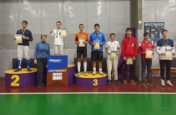 Николаевские рапиристы забрали все «золото» всеукраинского турнира в Киеве