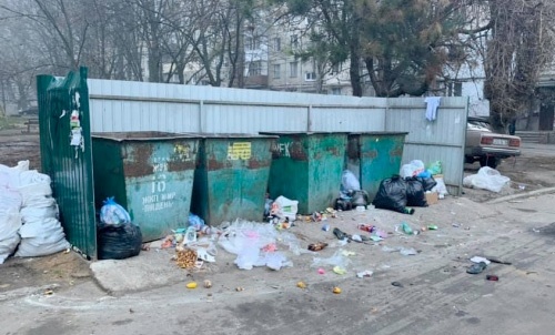 В Центральном районе сменился возчик мусора