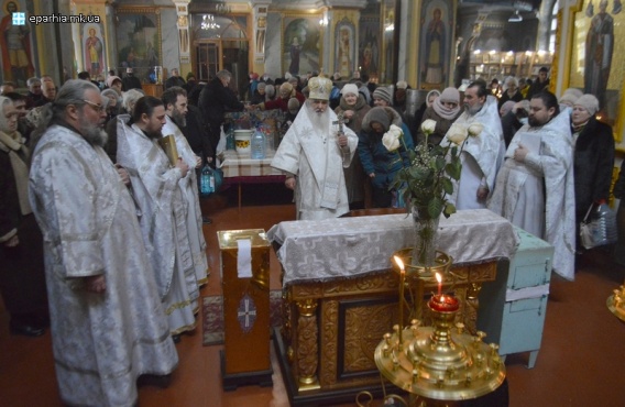 Митрополит Николаевский и Очаковский Питирим в Крещенский сочельник совершил Божественную литургию