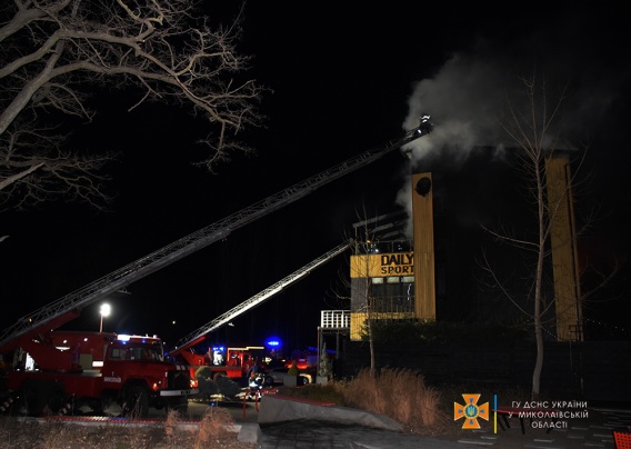 Ночью горел один из лучших ресторанов города Николаева