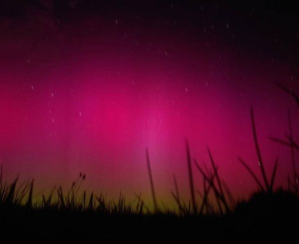 Магнитная буря вызвала северное сияние в Украине. Что будет 25 апреля?