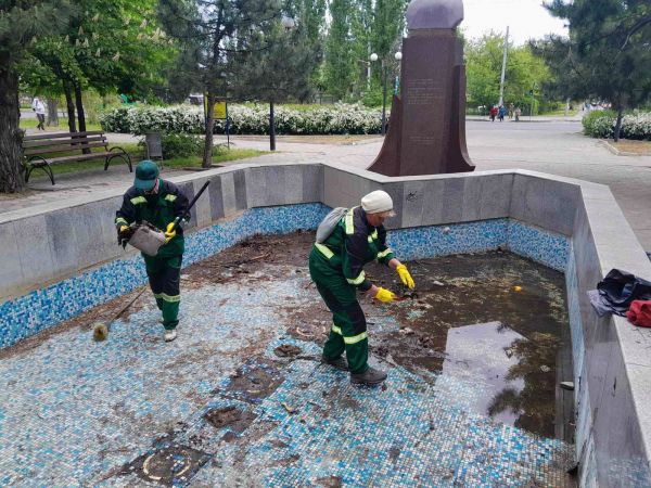 В прифронтовом Николаеве готовят к запуску фонтаны