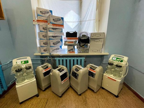 Итальянцы привезли медицинское оборудование в Николаевскую детскую больницу