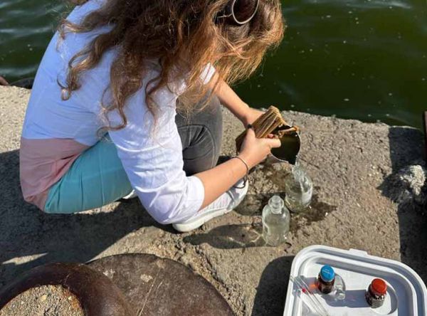 Экоинспекция сделала анализ воды, отобранной в шести точках Ингульца и Днепро-Бугского лимана
