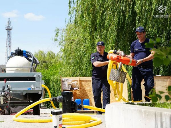 В Николаеве протестировали станции очистки речной воды, которые задействуют в крайнем случае (фото, видео)