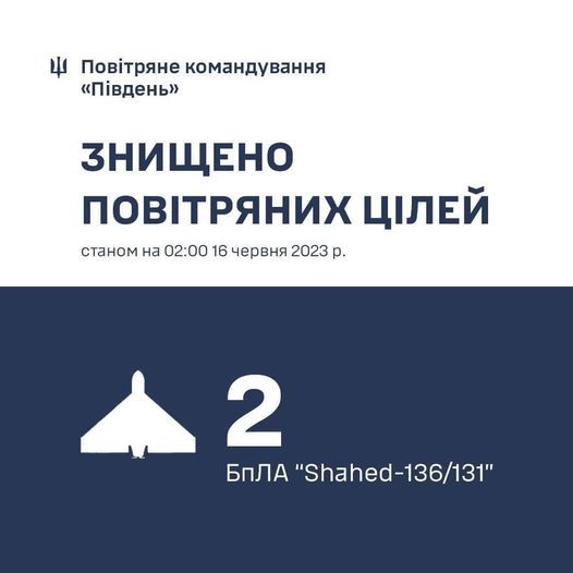 На Николаевщине ночью сбиты два шахеда-мопеда