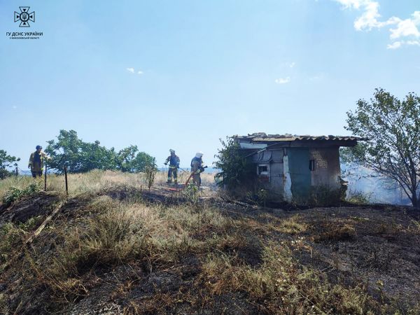В Николаевской области оккупанты метко попали в будку на пустыре. Фото