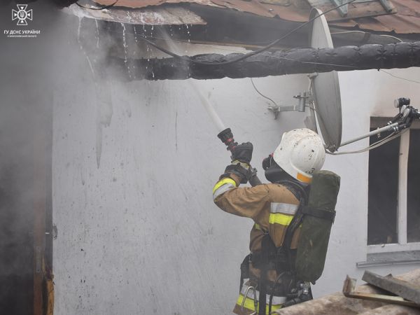 Сегодня днем в Николаеве во время пожара в своем доме погибла женщина