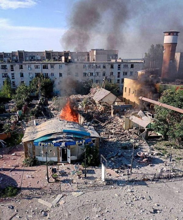 У коллаборанта, родившегося на Снигиревщине, подорвали дом в Олешках