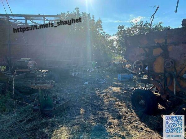 Российские войска разбили сельхозтехнику в приморской общине Николаевской области