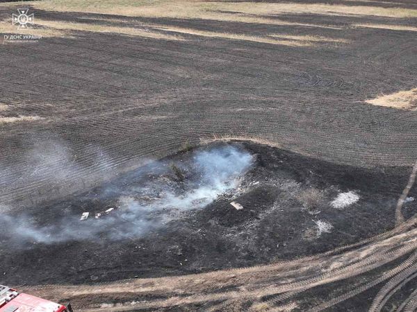 Под Николаевом произошел масштабный пожар